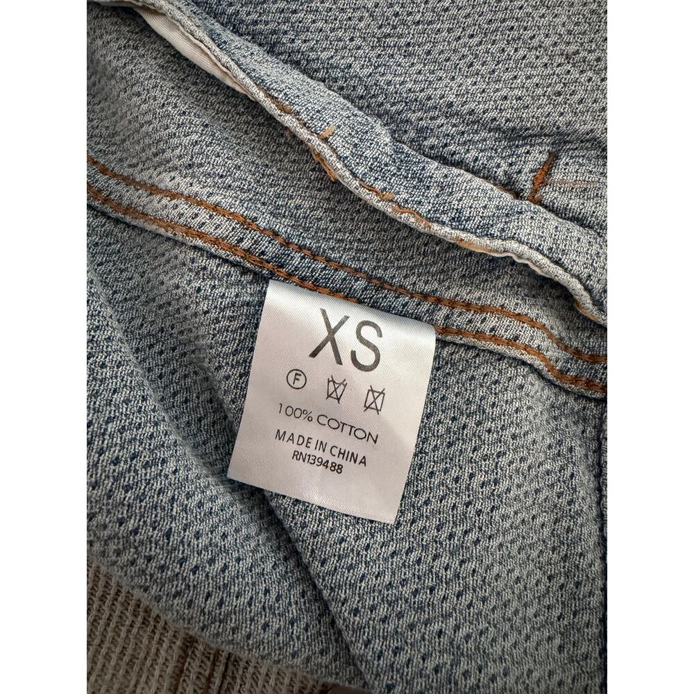 New MNML WESTERN CROSSHATCH TRUCKER DENIM JACKET - Picture 9 of 9